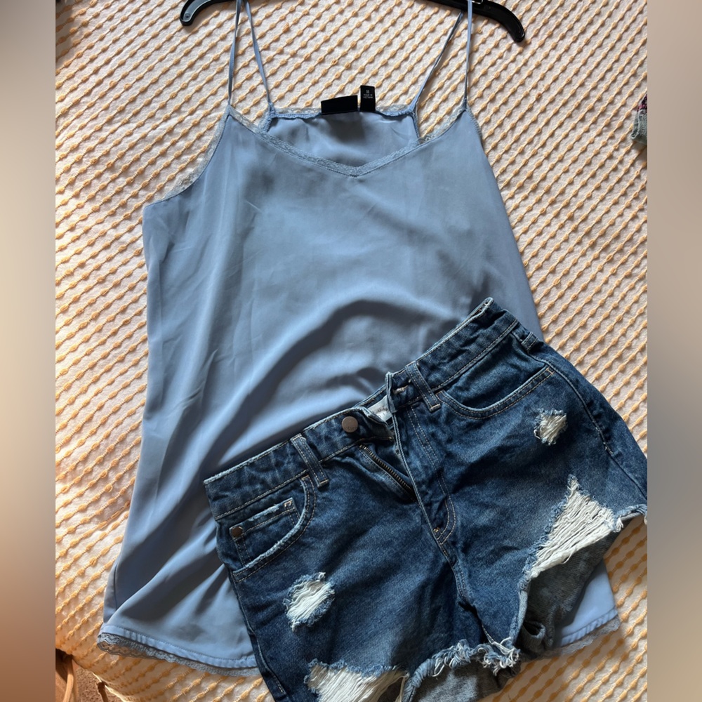 Frenchy lace cami top